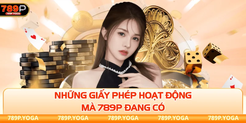 Những giấy phép hoạt động mà 789P đang có